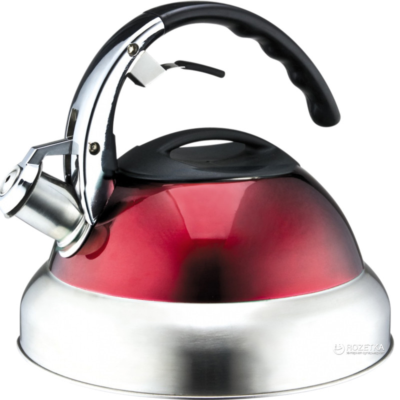 Чайник LORA NS10KET із свистком 3 л Червоний (H11-001)